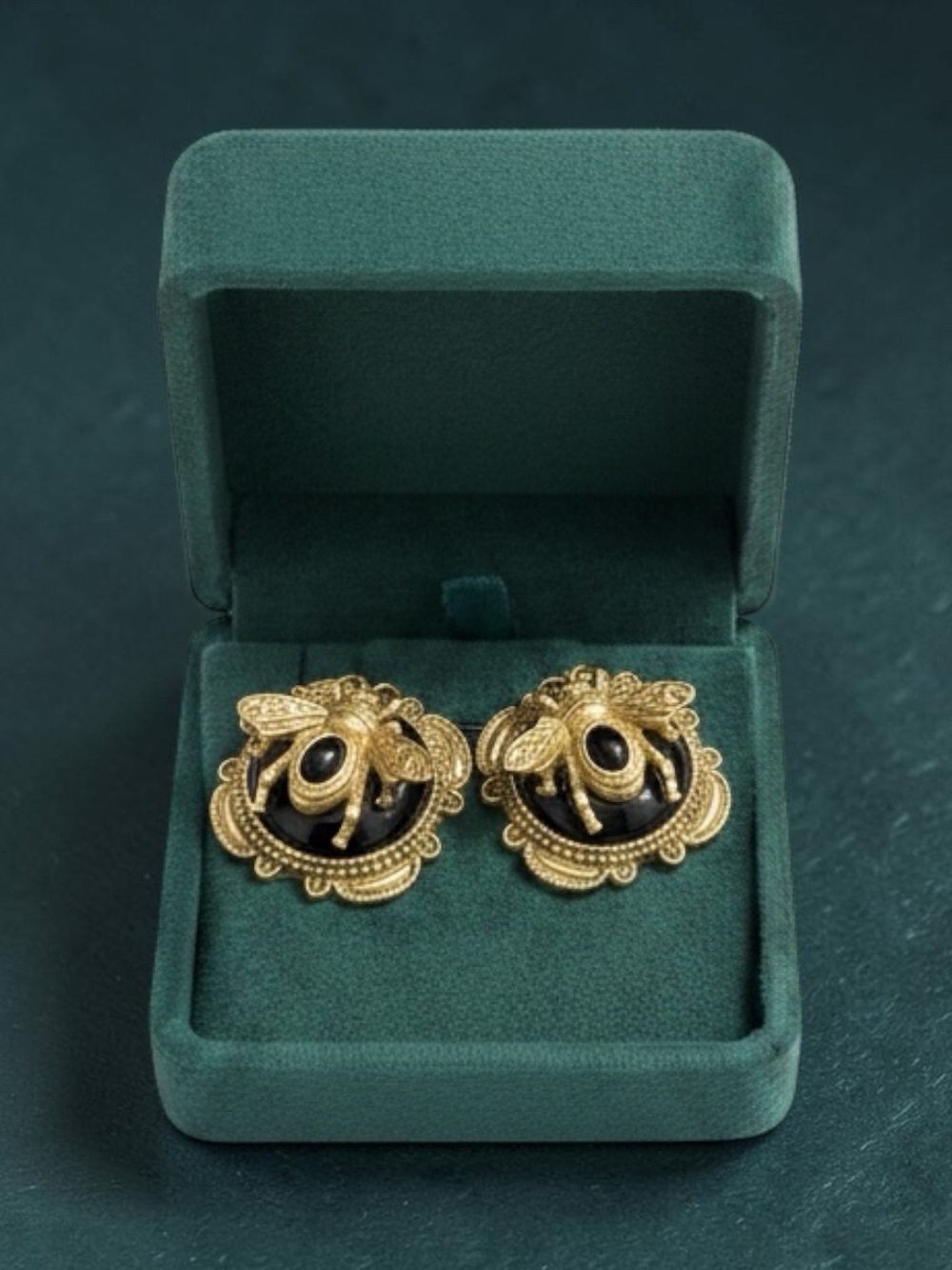 NWOT Matte Goldtone Bug Pierced Eart